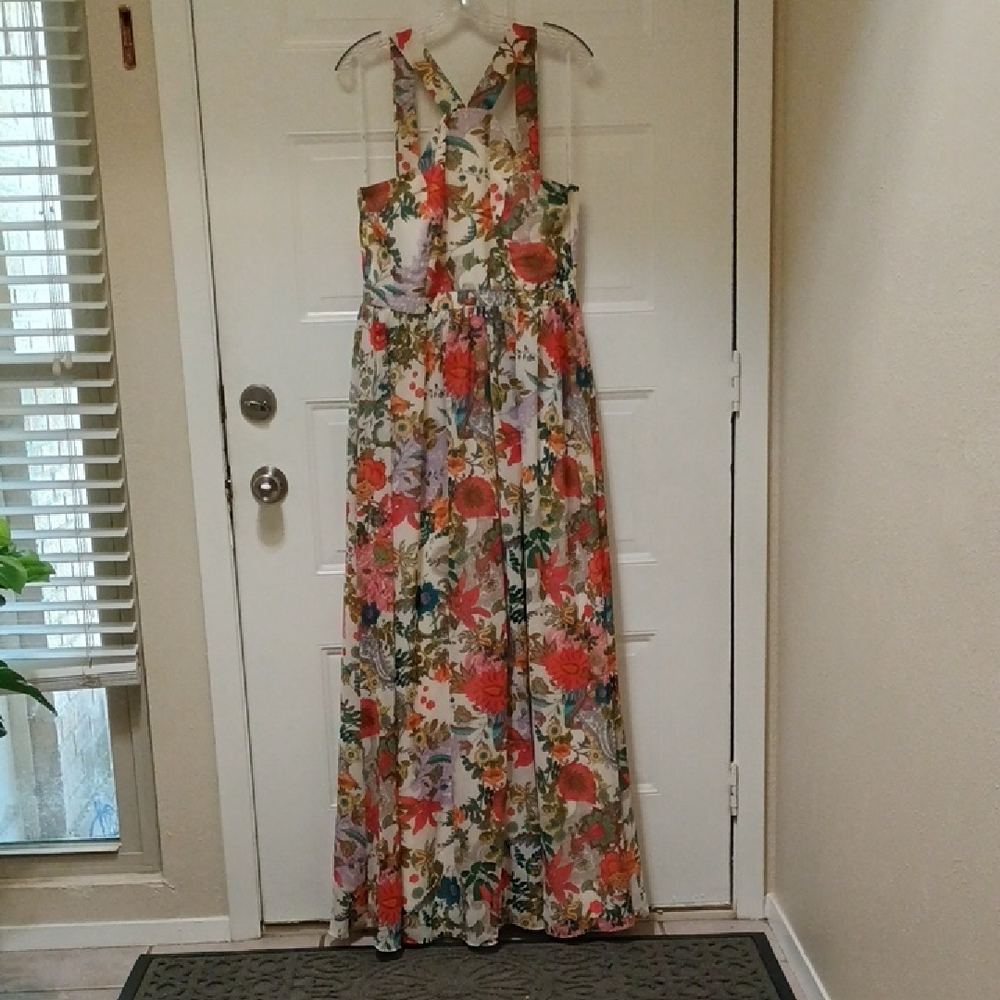 Lulu's Multicolor Floral Dress